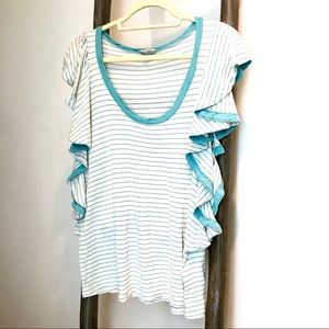 SOLD - UO Brand Silence & Noise Flutter Sleeve Dress